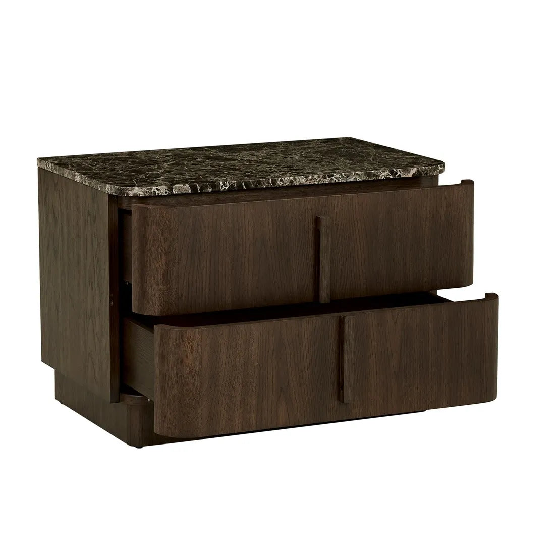Billie Marble Buffet Marble Bedside Chocolate