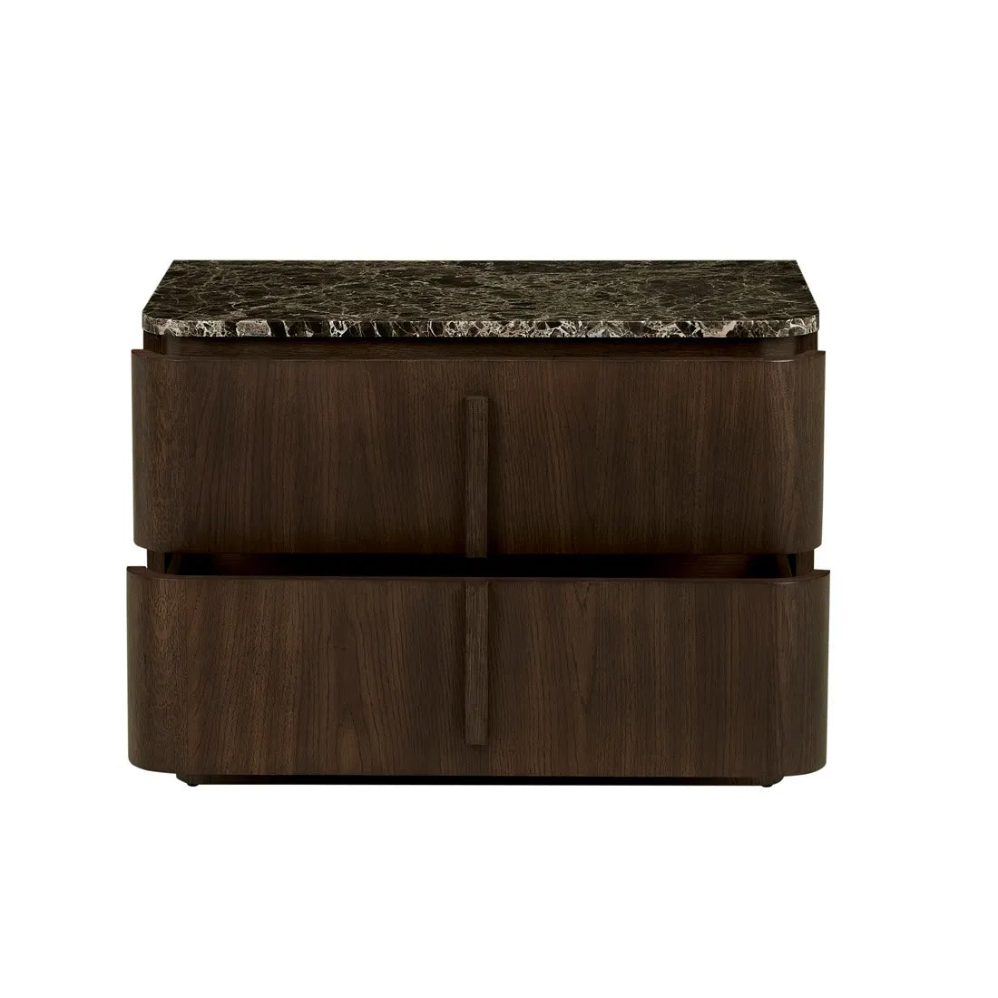 Billie Marble Buffet Marble Bedside Chocolate