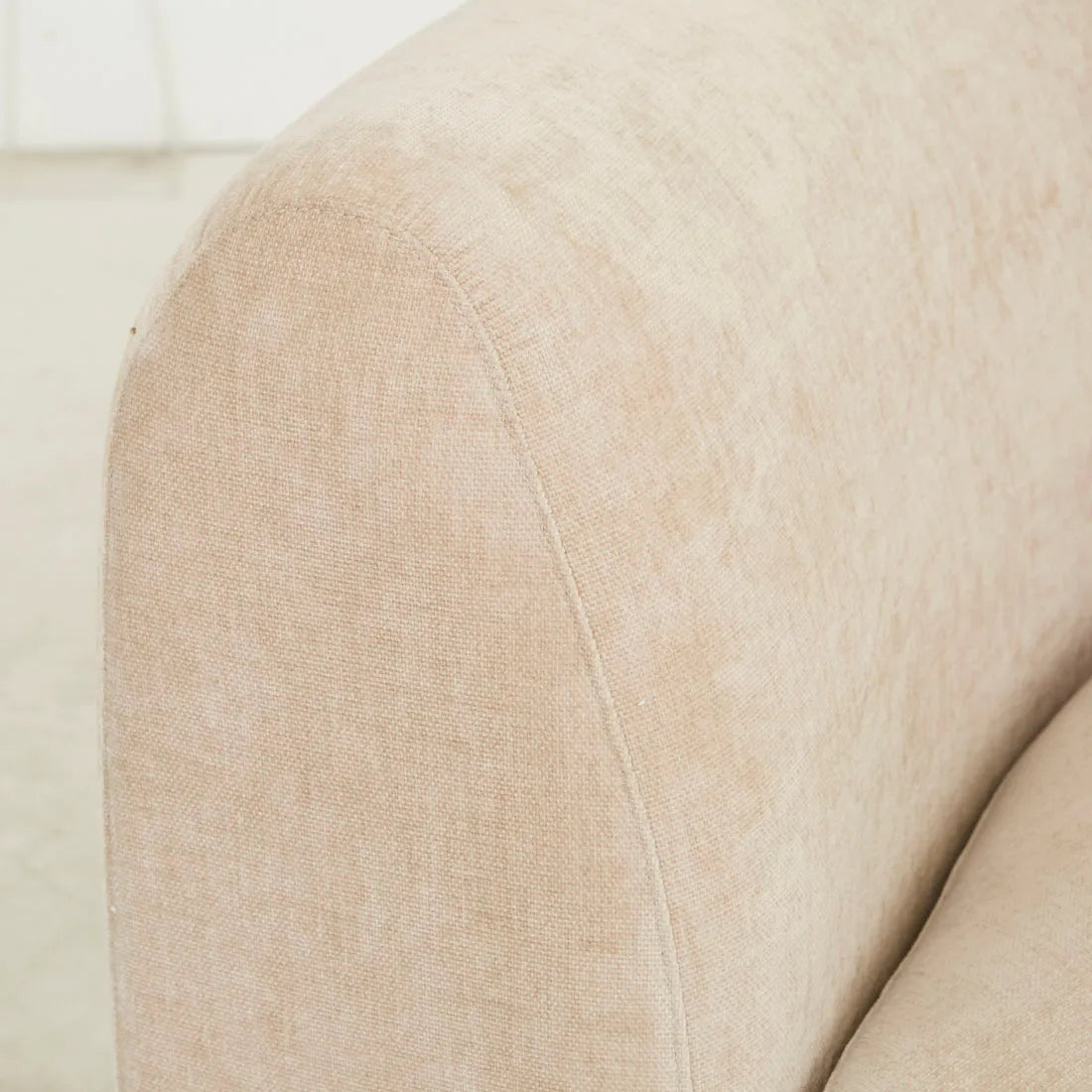 Madrid Curve Corner Sofa Soft Wheat