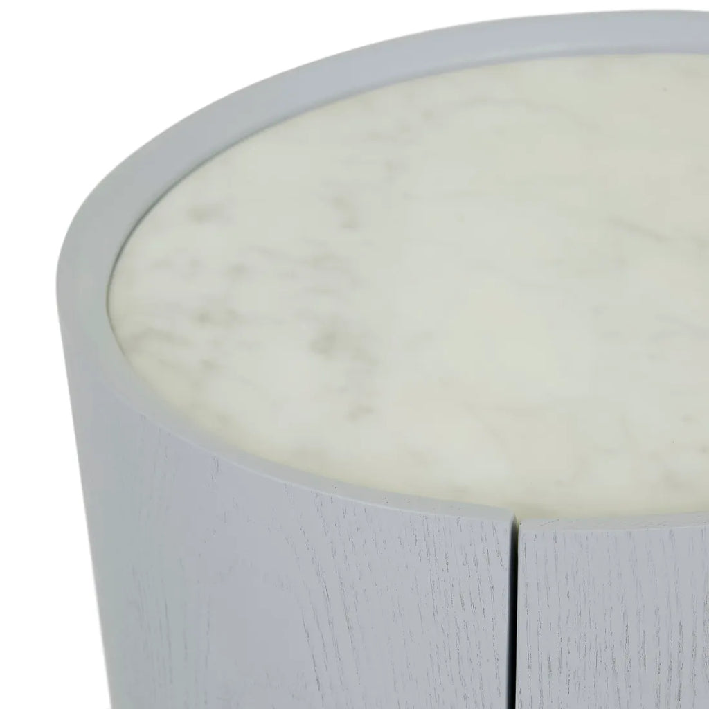Nido Marble Bedside Powder Blue