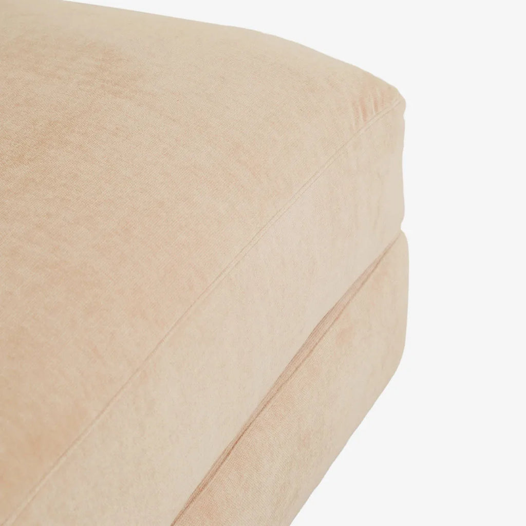 Madrid Curve Left Chaise Sofa Soft Wheat