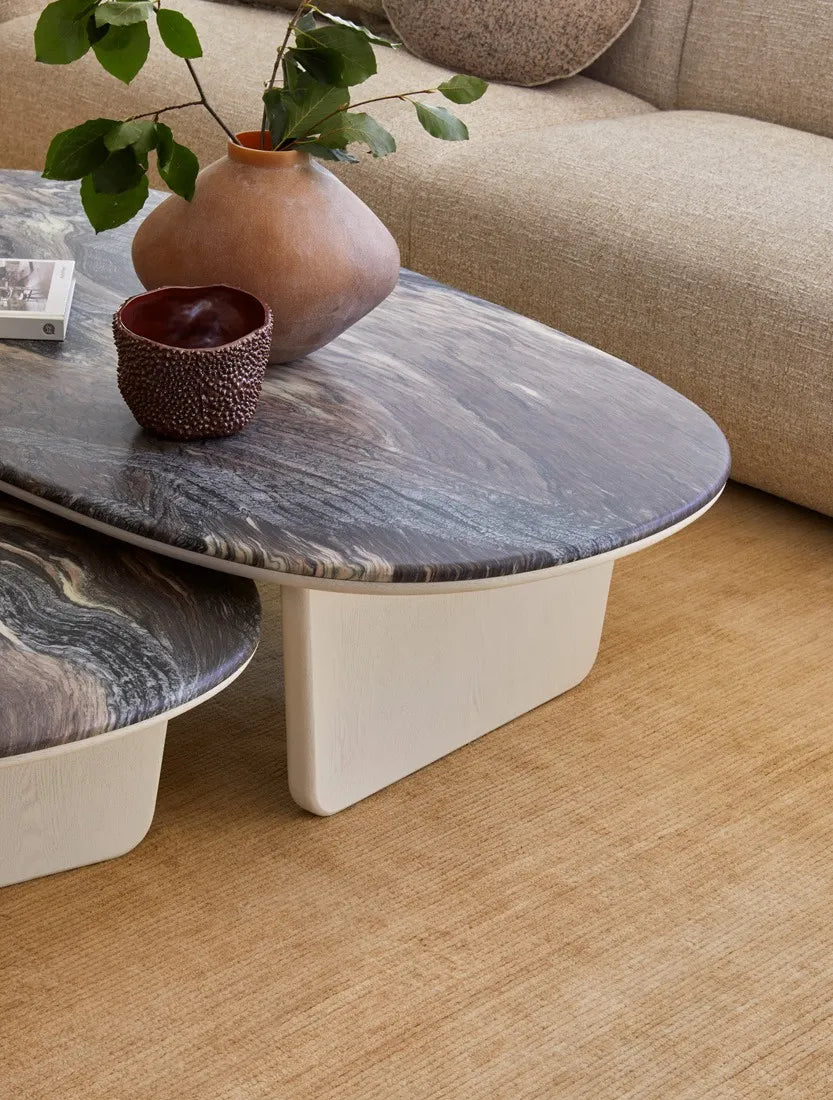 Nido Large Coffee Table Marble Porcelain