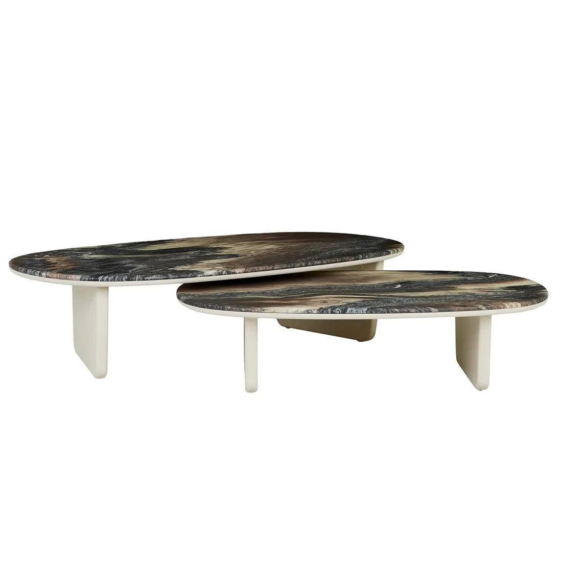 Nido Small Coffee Table Marble Porcelain