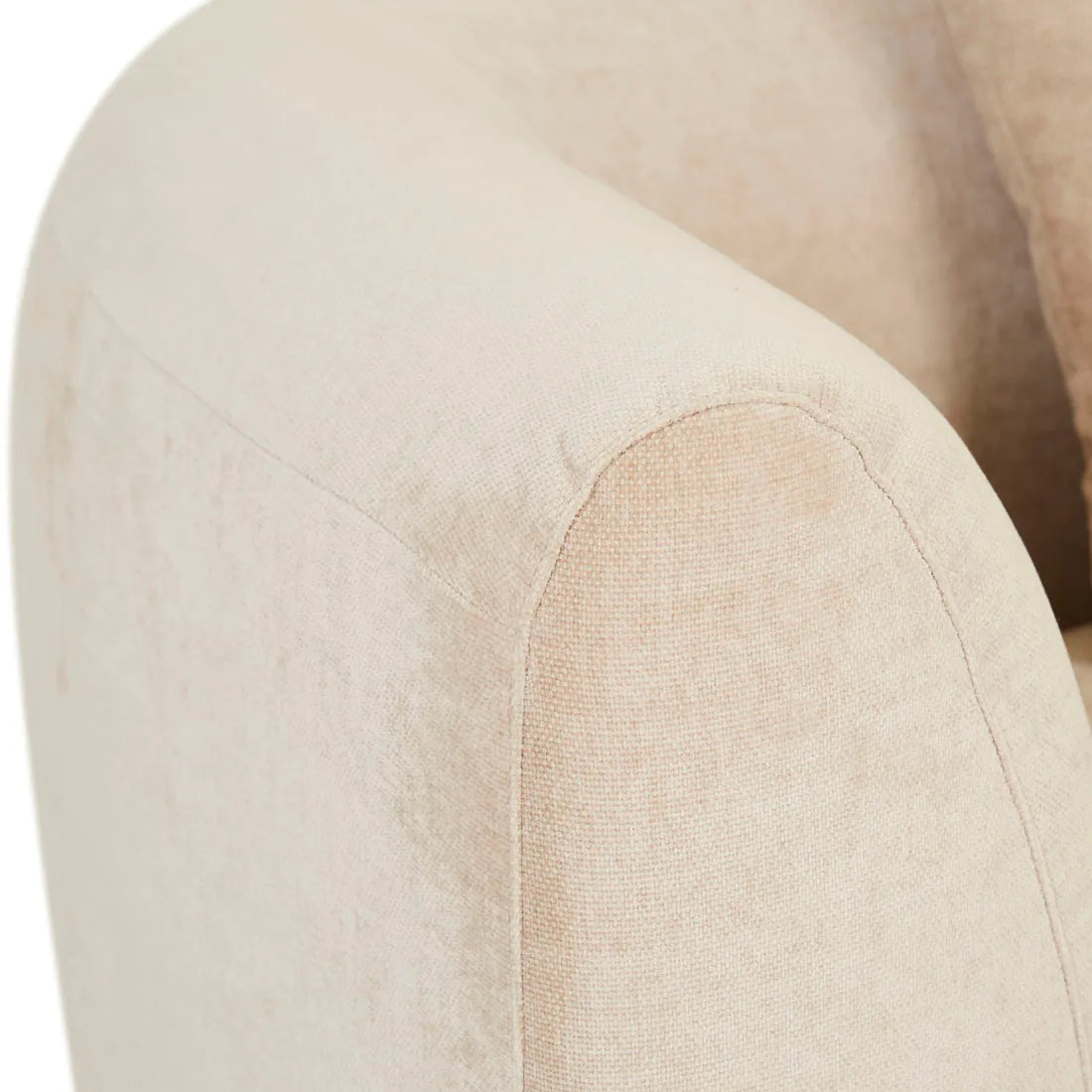 Madrid Curve Left Arm Sofa Soft Wheat