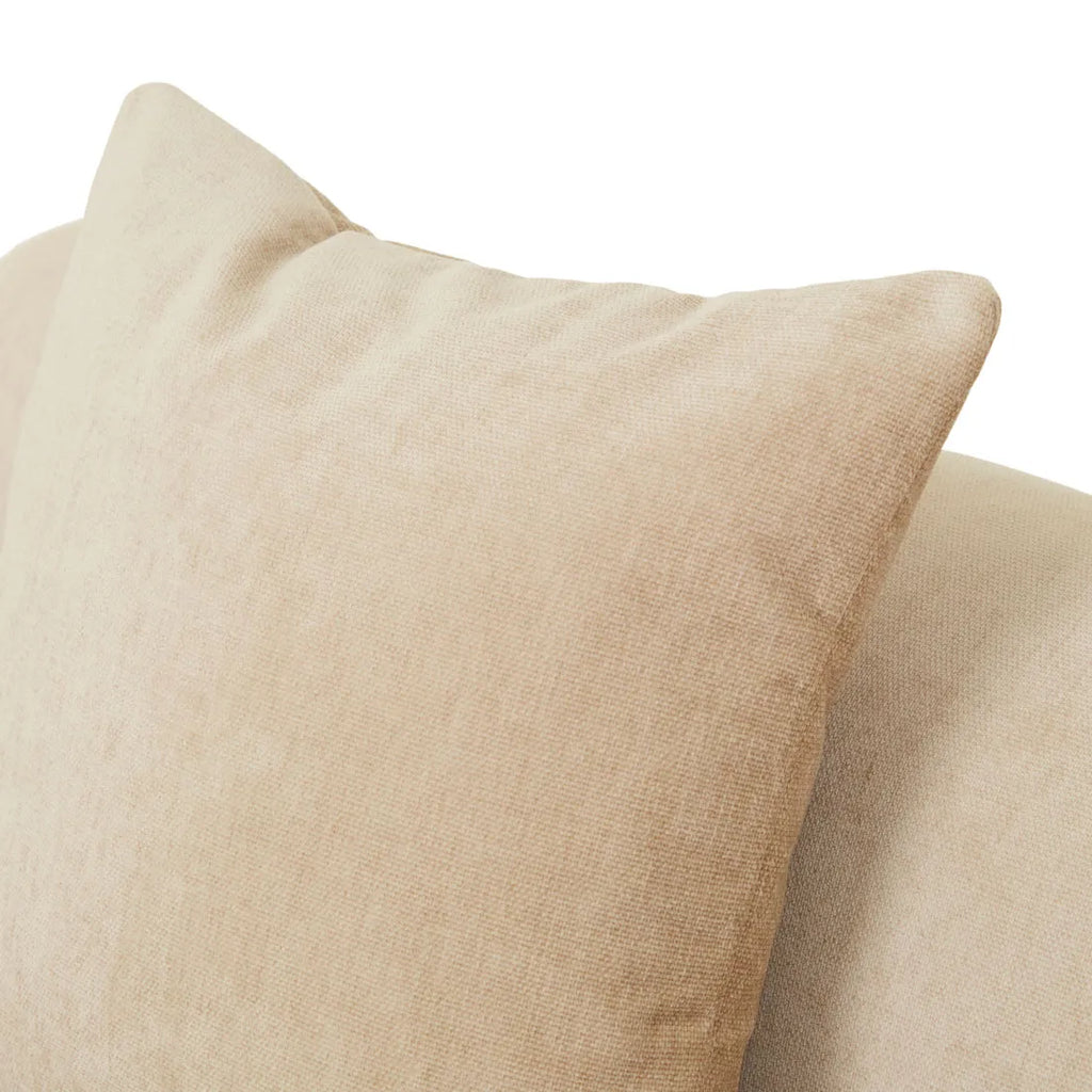 Madrid Curve Right Chaise Sofa Soft Wheat