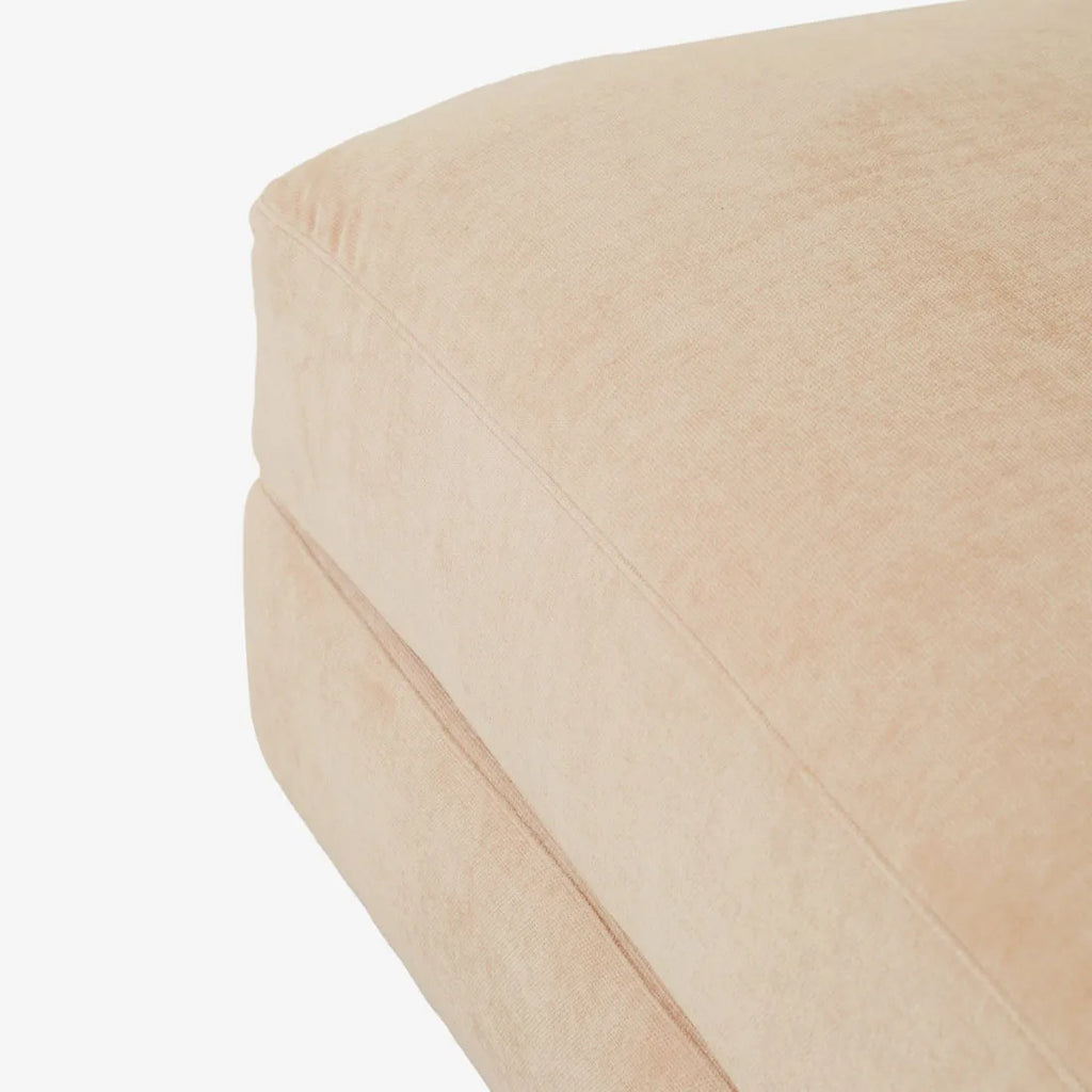 Madrid Curve Right Chaise Sofa Soft Wheat