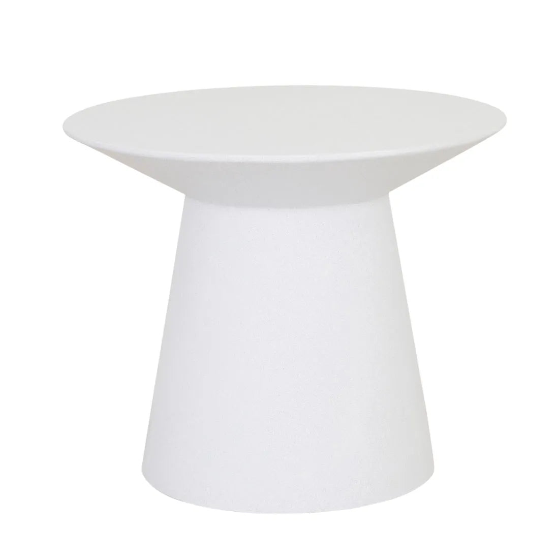 Livorno Round Side Table White Speckle