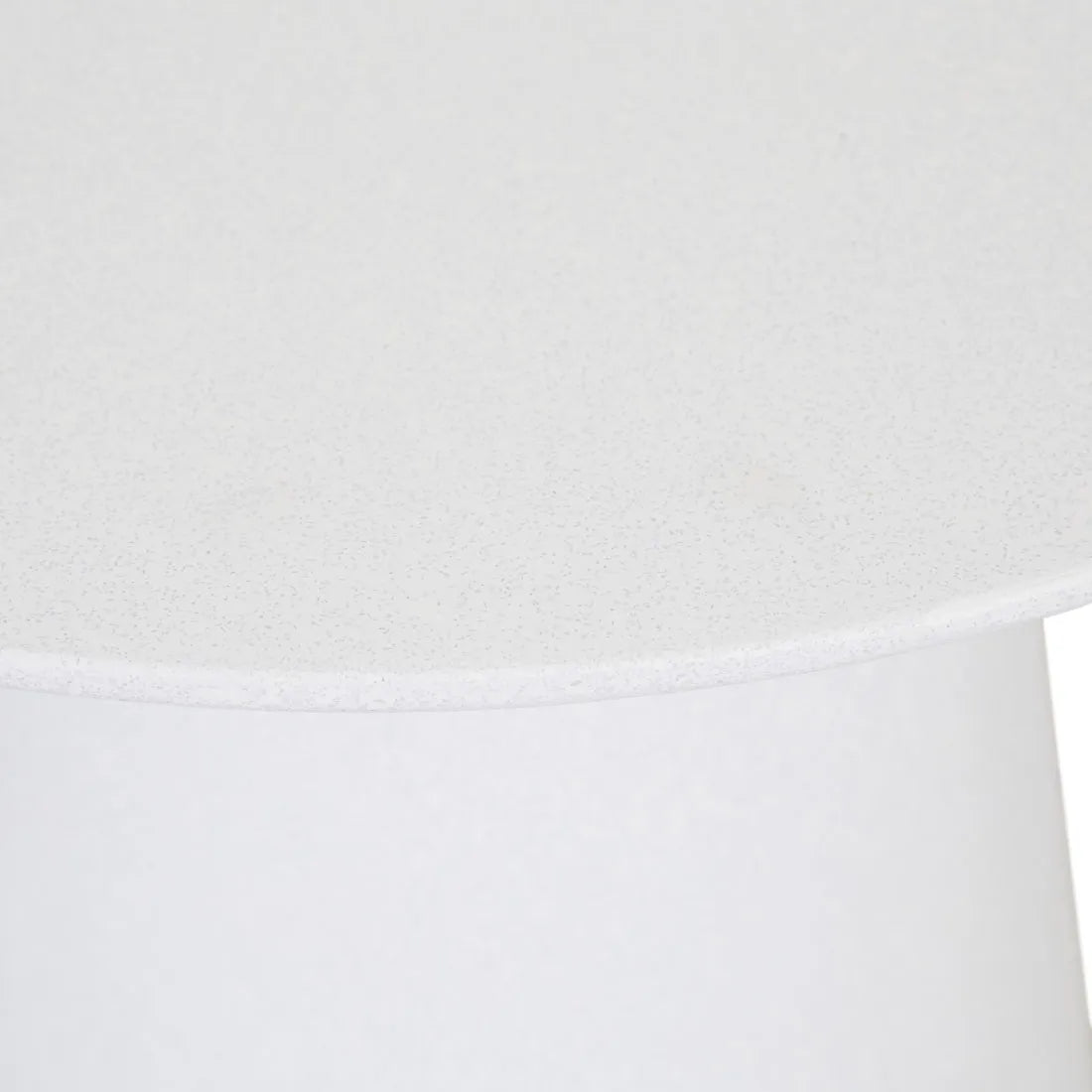 Livorno Round Side Table White Speckle