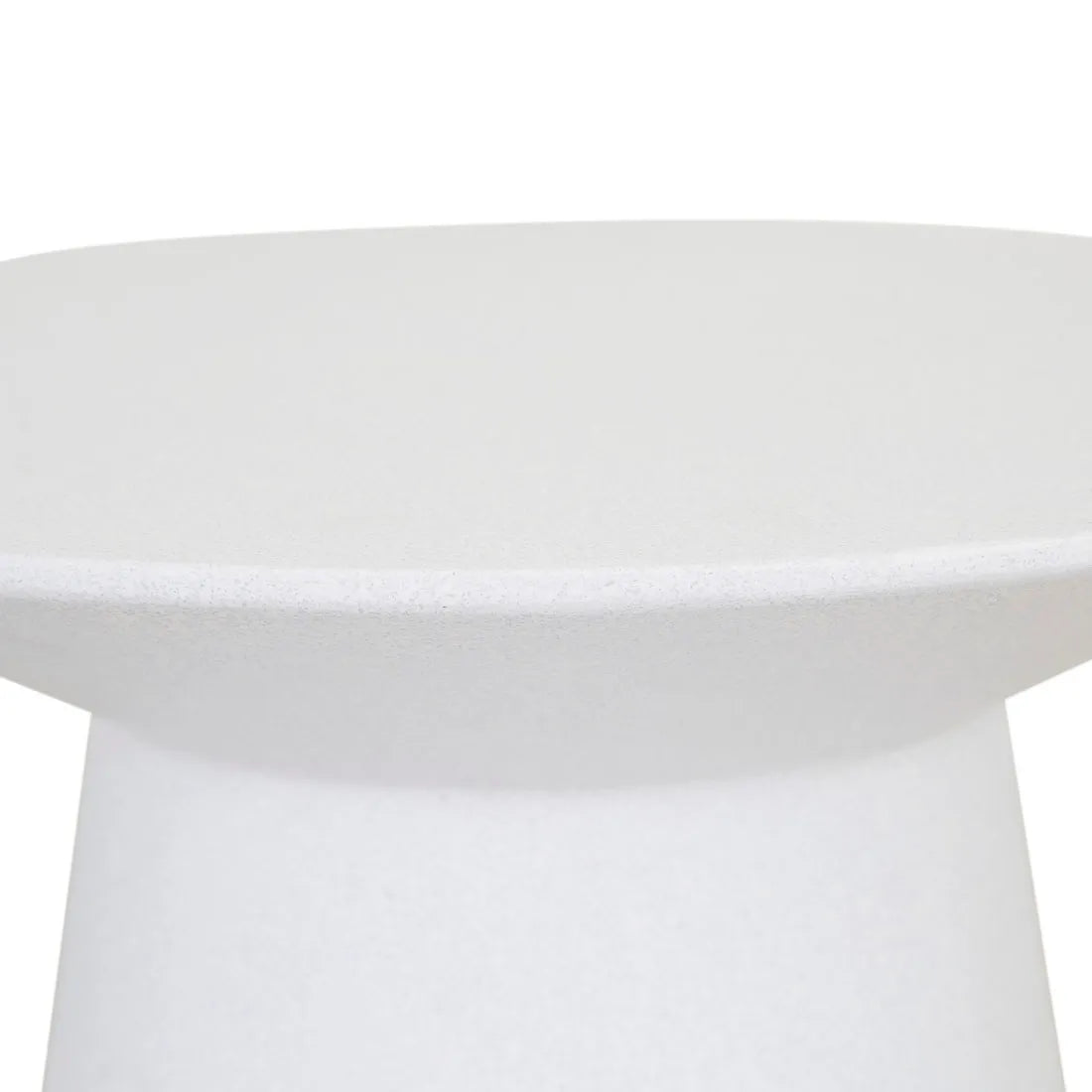 Livorno Round Side Table White Speckle