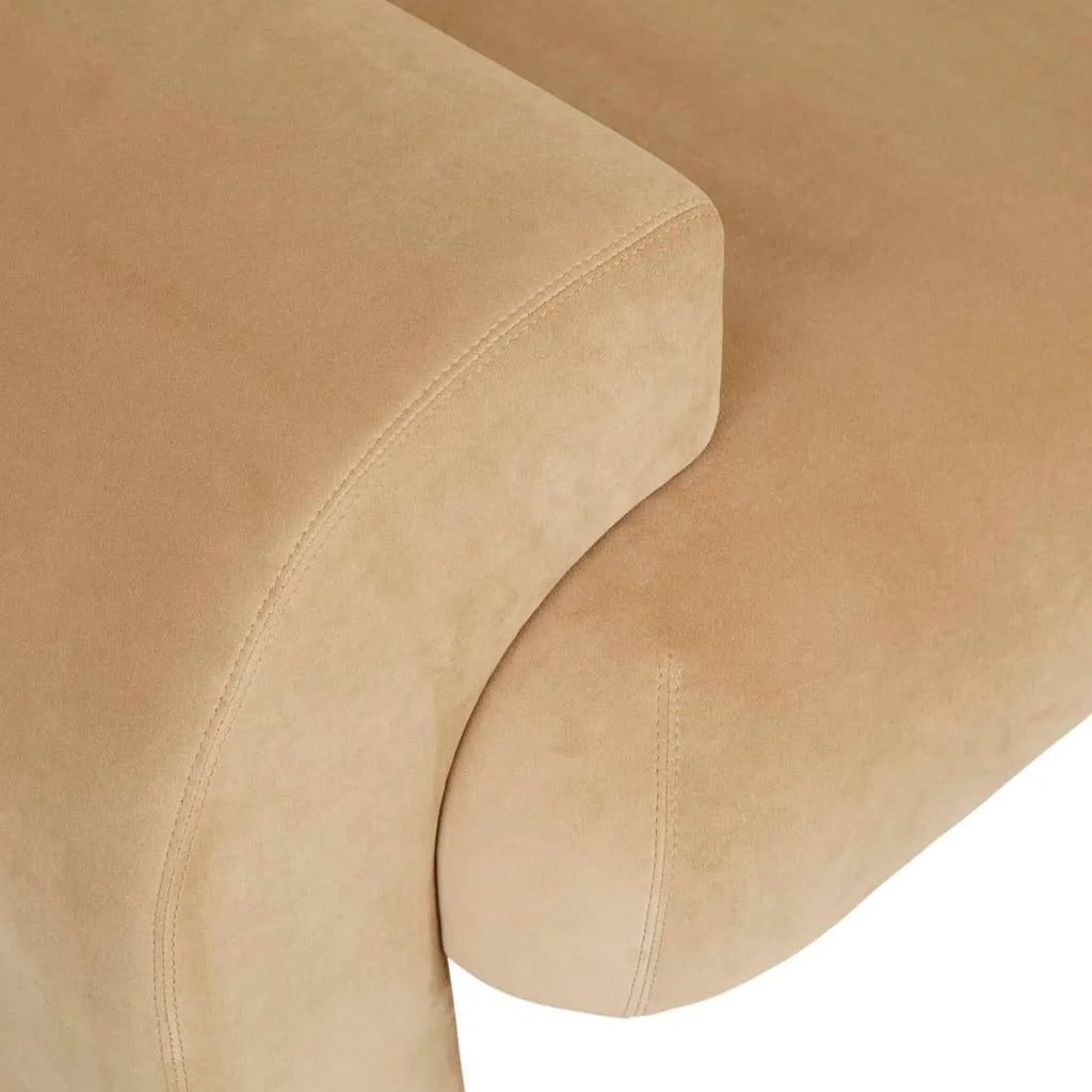 Juno Aubury Sofa Camel Velvet