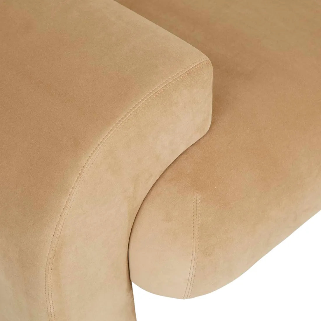Juno Aubury Sofa Camel Velvet