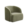 Kennedy Becket Sofa Chair Olive Green Velvet