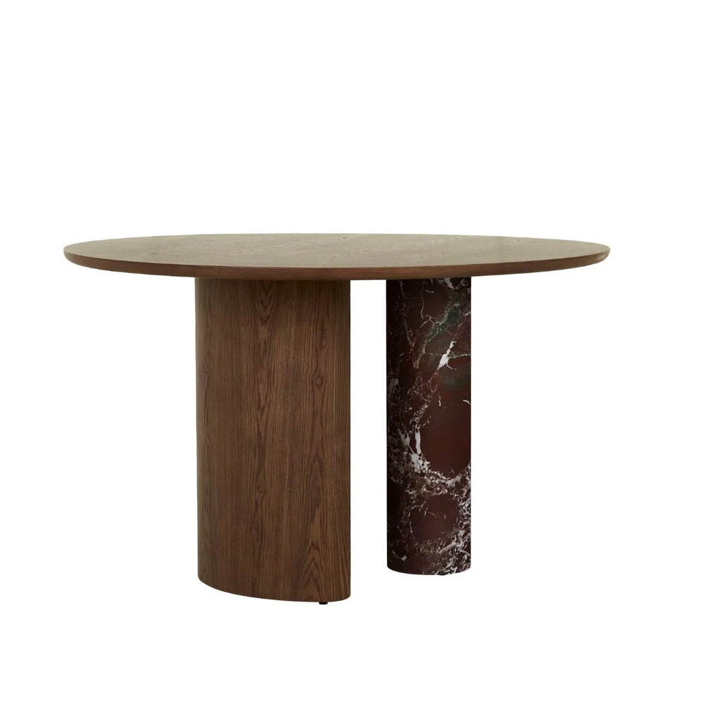Helio Round Dining Table Smoked Ash