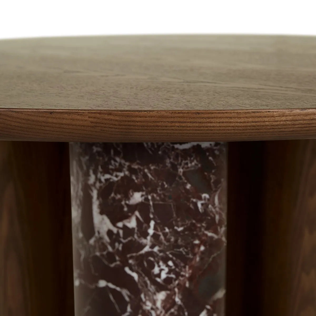 Helio Round Dining Table Smoked Ash