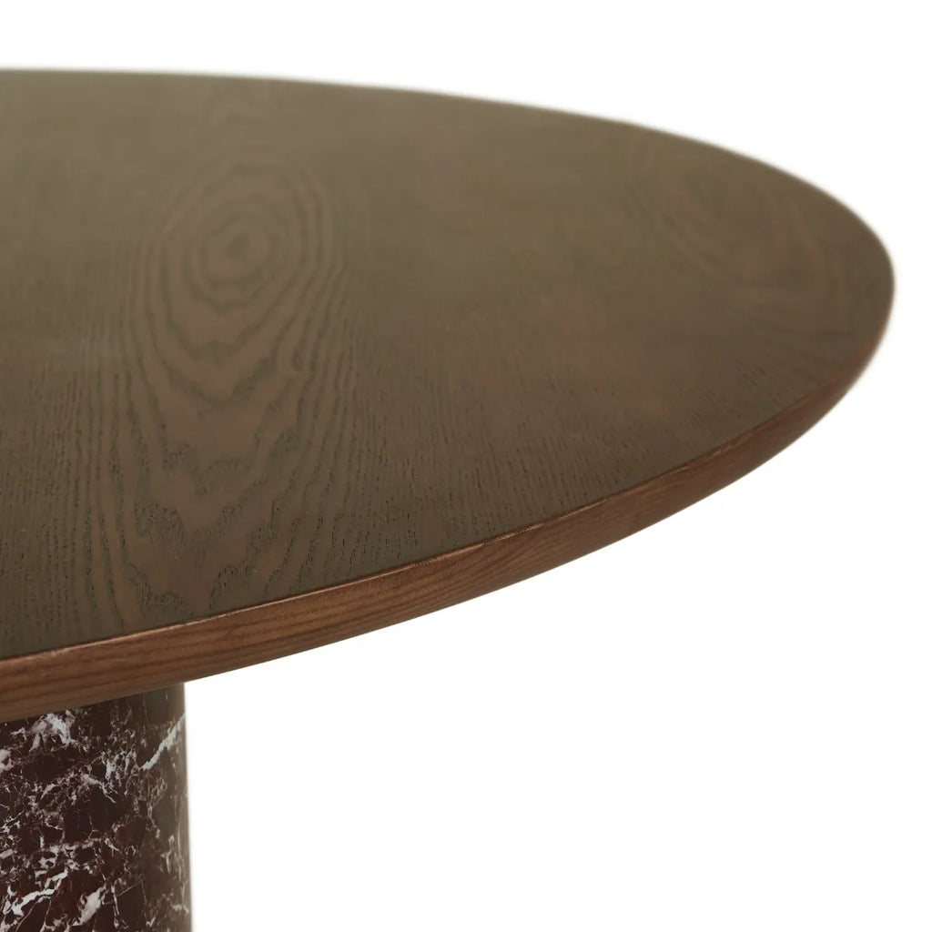 Helio Round Dining Table Smoked Ash
