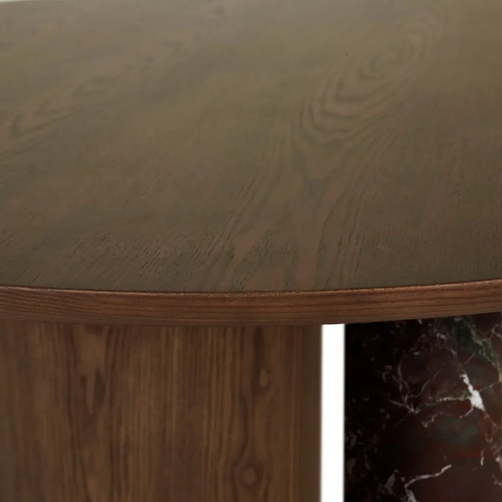 Helio Round Dining Table Smoked Ash