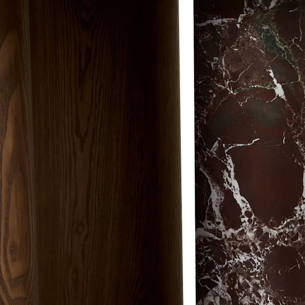 Helio Round Dining Table Smoked Ash