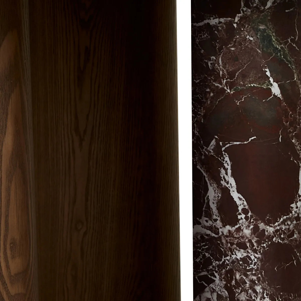 Helio Round Dining Table Smoked Ash