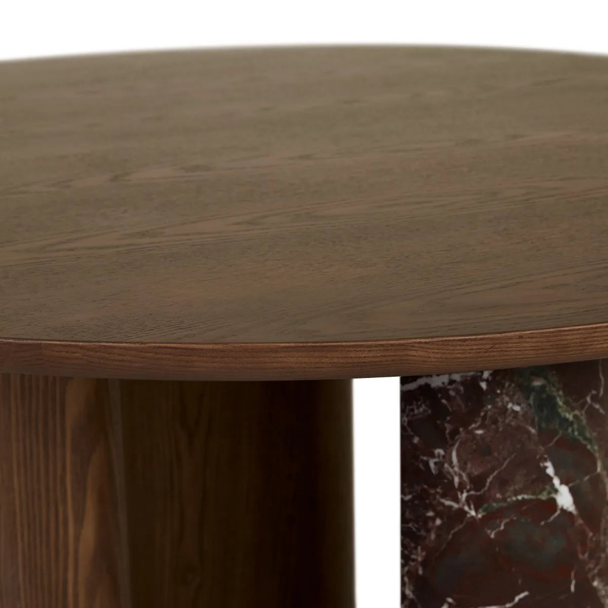 Helio Round Dining Table Smoked Ash