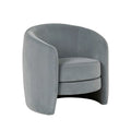 Kennedy Tenner Chair Misty Blue Velvet