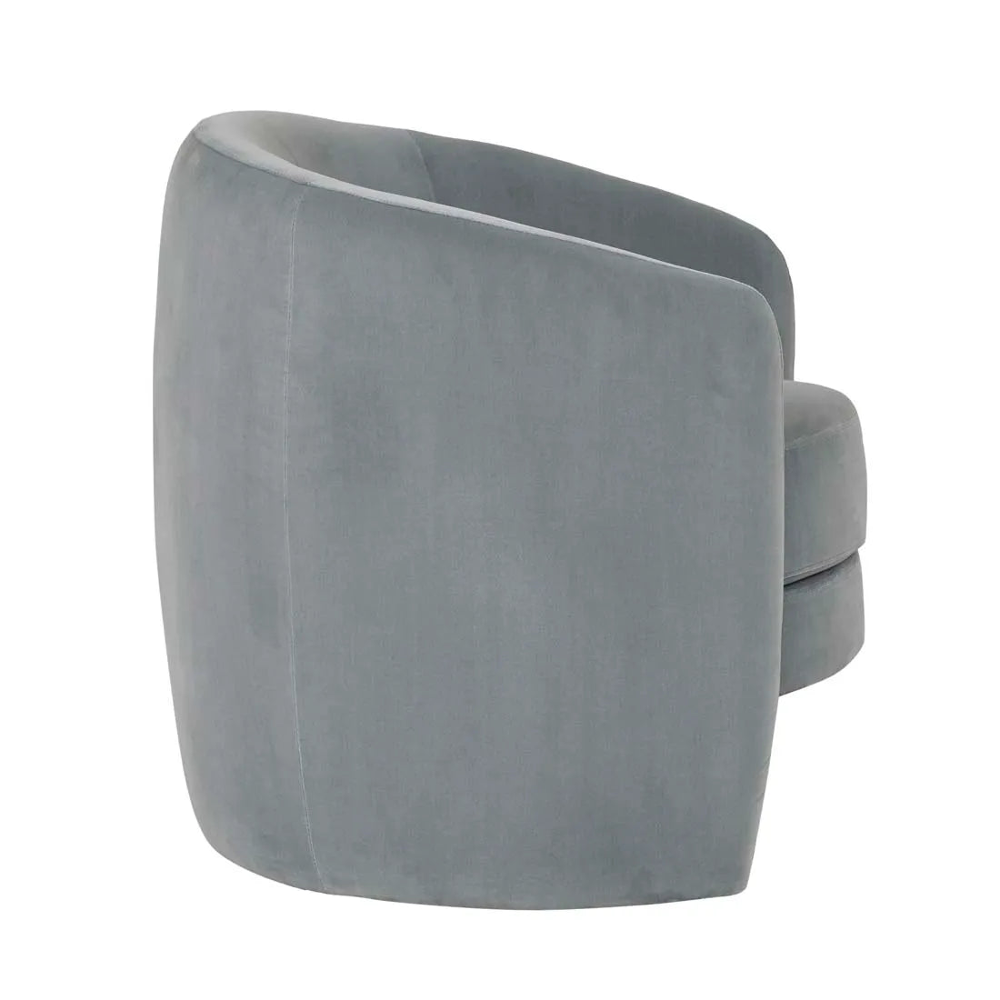 Kennedy Tenner Chair Misty Blue Velvet