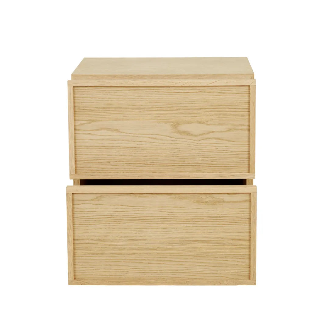 Marcel Bedside Two Drawer Natural
