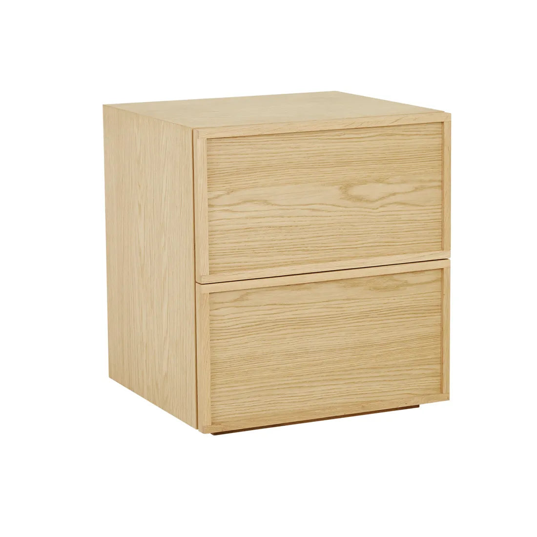 Marcel Bedside Two Drawer Natural