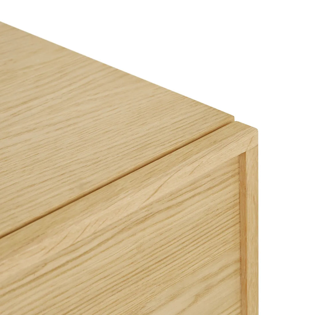 Marcel Bedside Two Drawer Natural