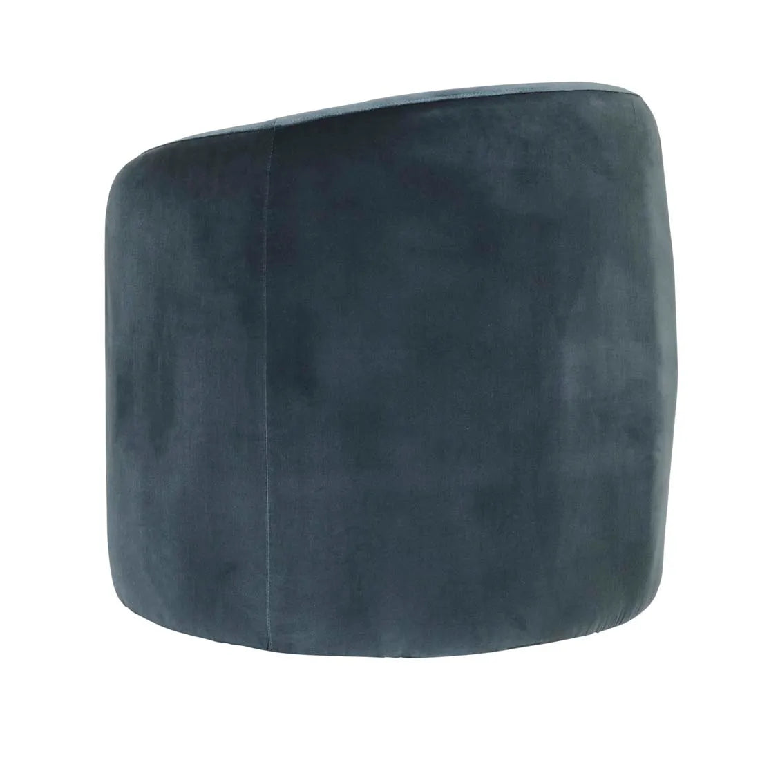 Kennedy Tenner Chair Blue Charcoal Velvet