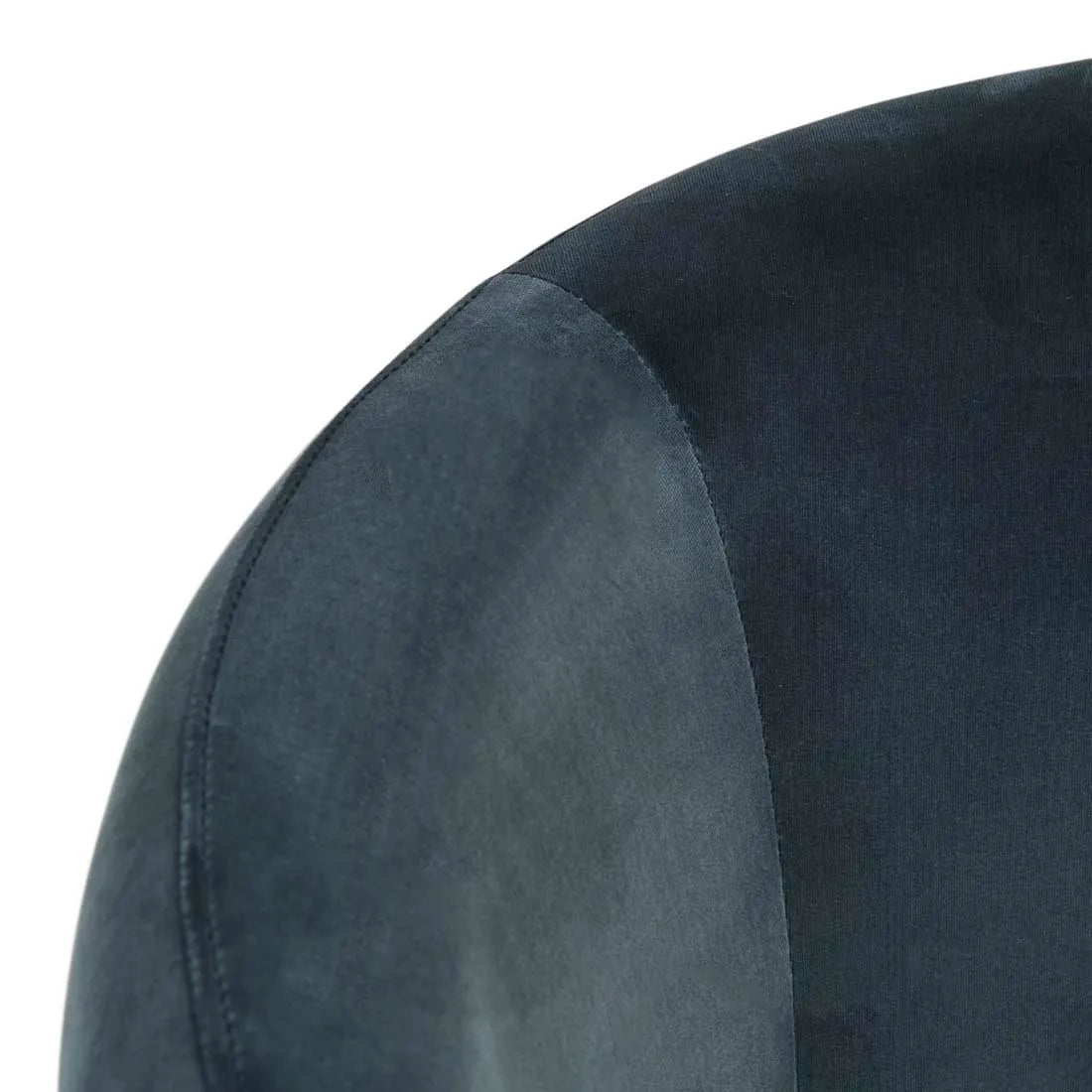 Kennedy Tenner Chair Blue Charcoal Velvet