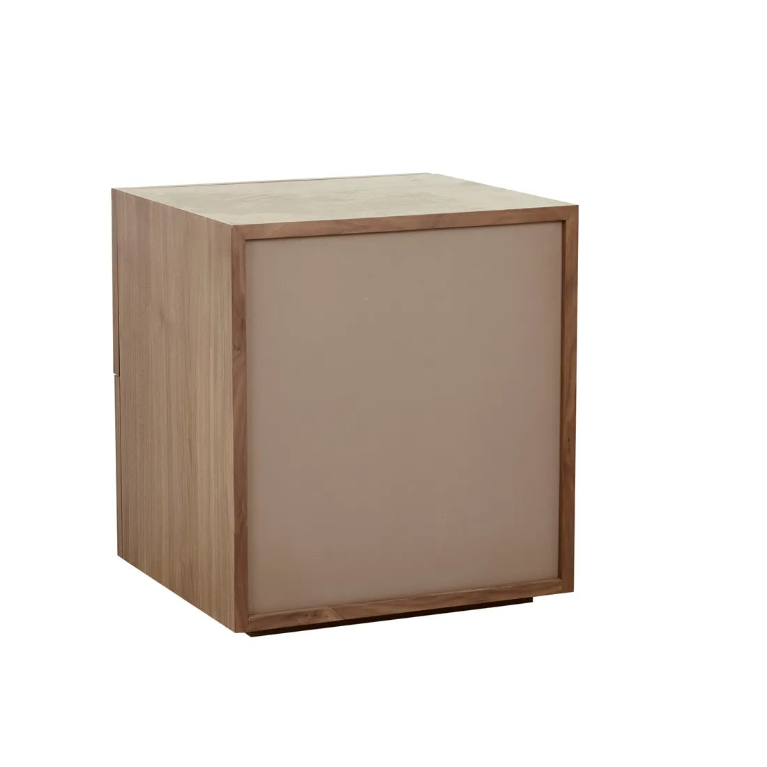 Marcel Bedside Two Drawer Walnut