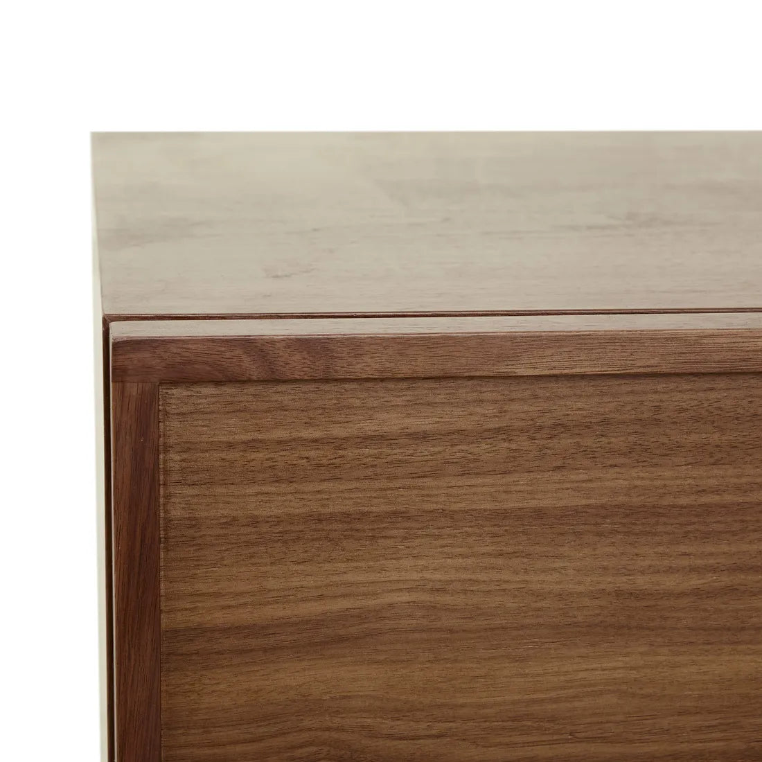 Marcel Bedside Two Drawer Walnut