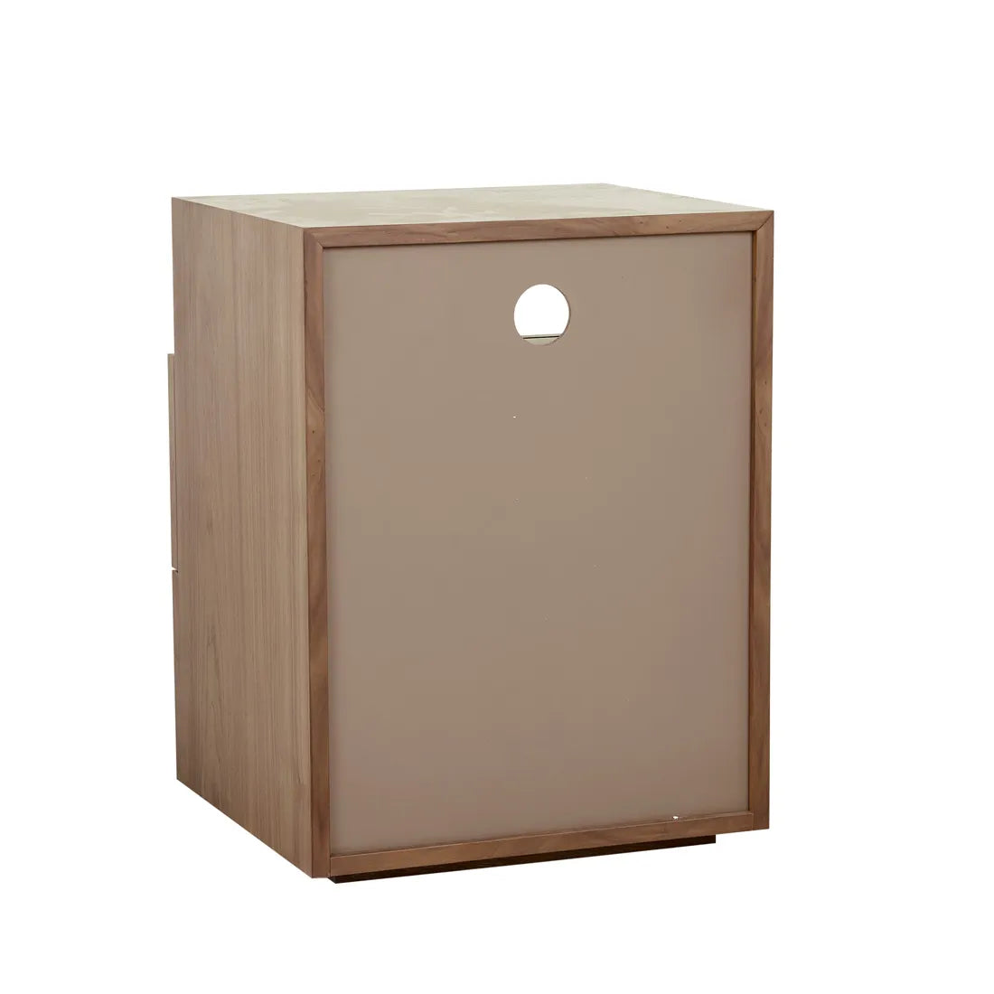 Marcel Bedside Open Two Drawer Walnut