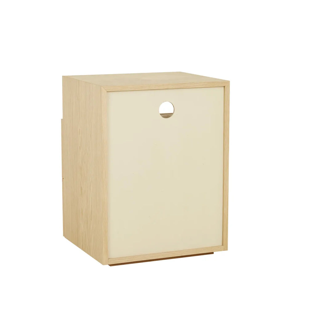 Marcel Bedside Open Two Drawer Natural