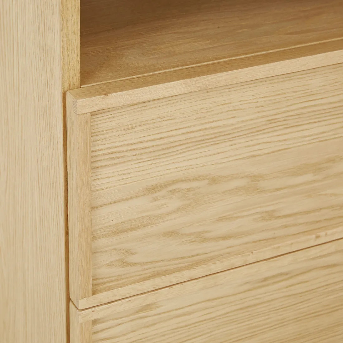 Marcel Bedside Open Two Drawer Natural