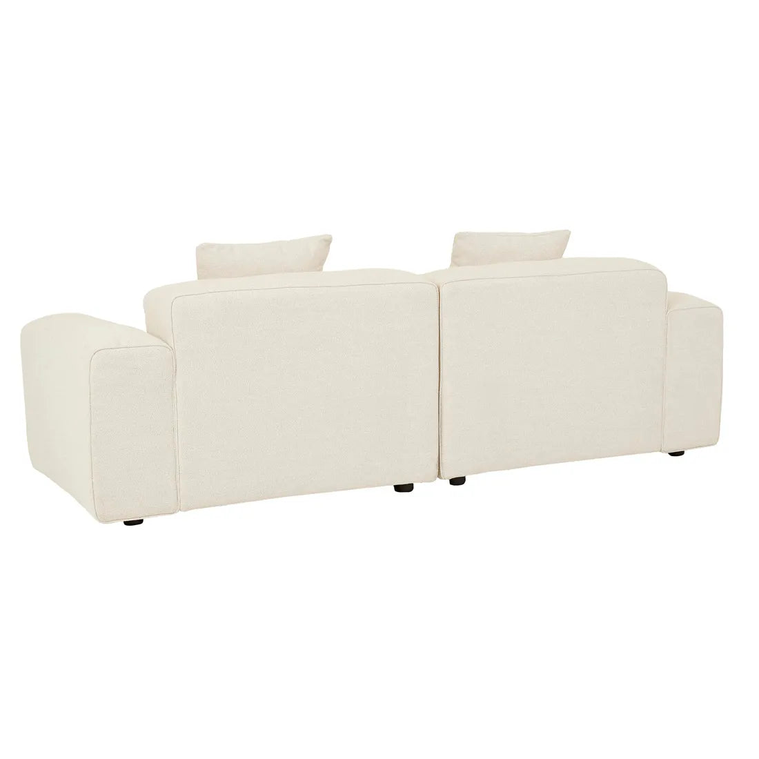 Airlie Slab Three Seater Sofa Buttercream