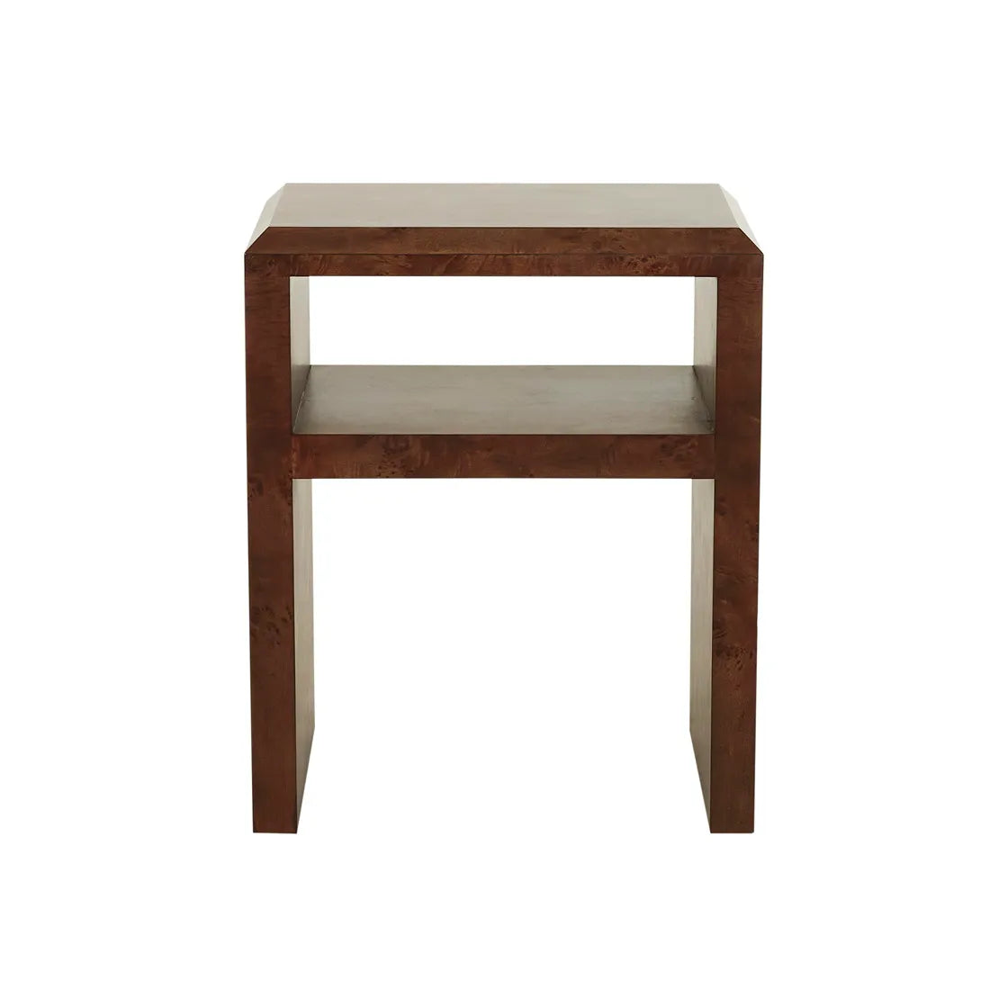 Eva Bedside Chocolate Burl