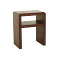 Eva Bedside Chocolate Burl
