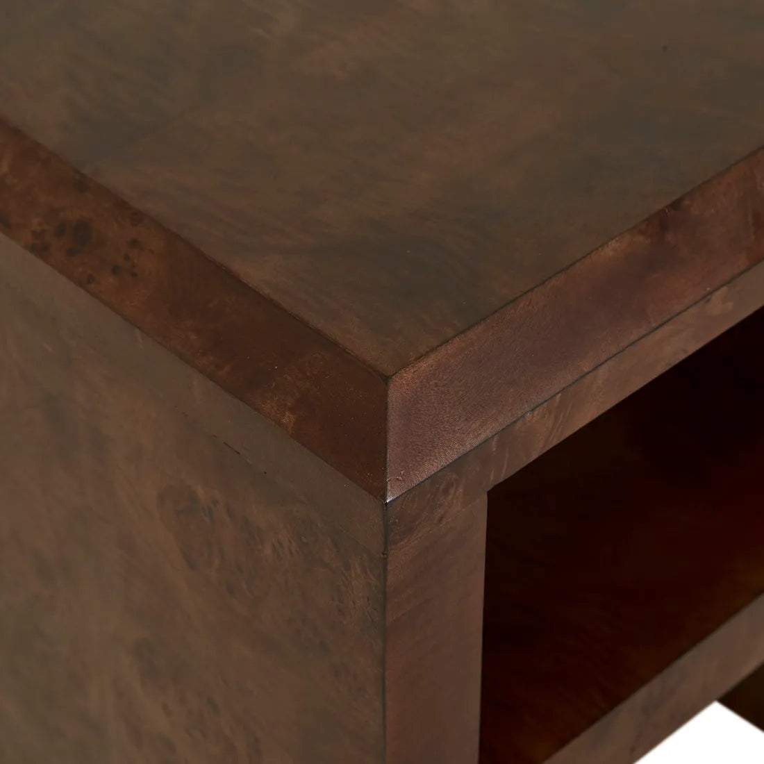 Eva Bedside Chocolate Burl