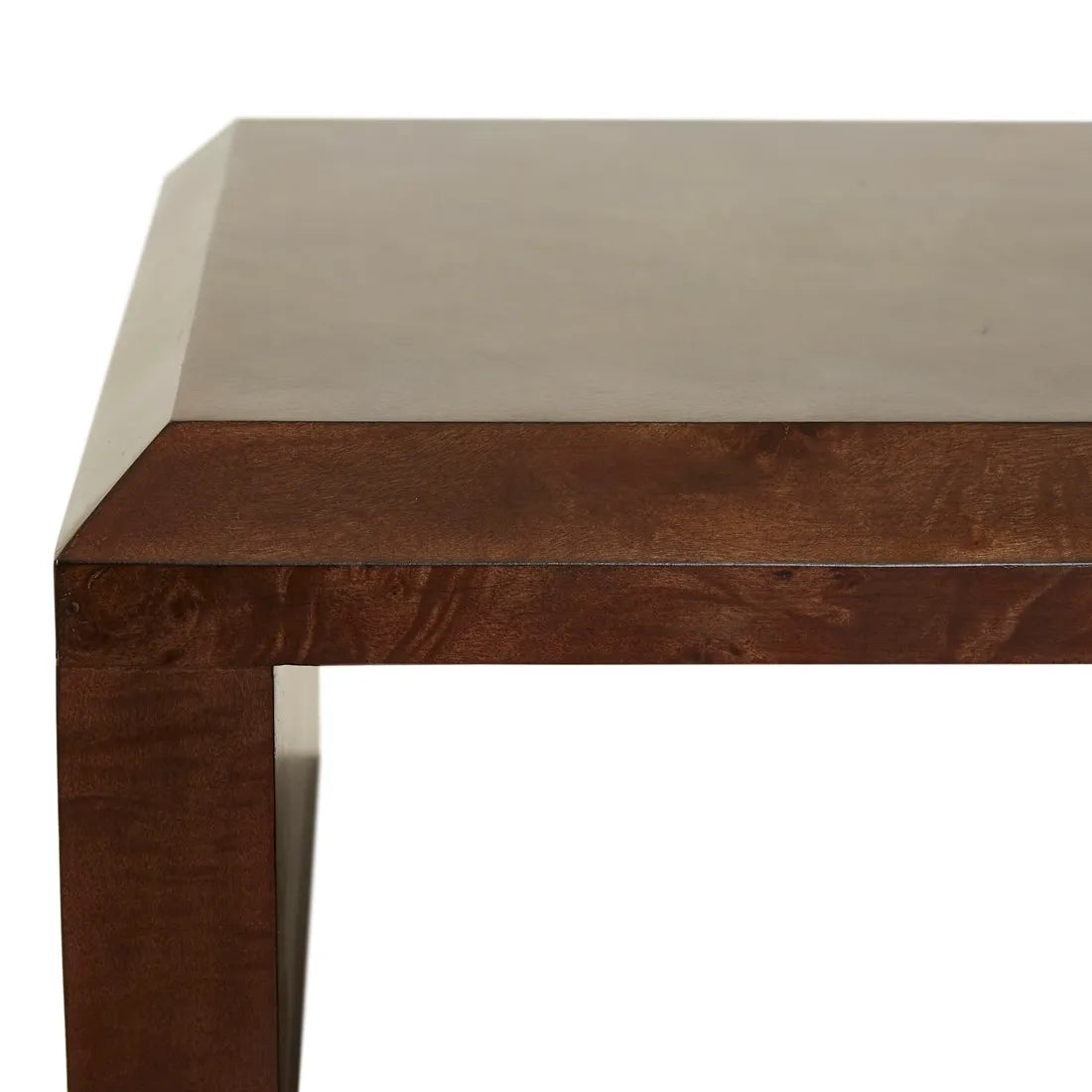 Eva Bedside Chocolate Burl