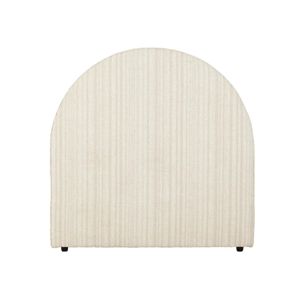 Madrid Arch Bedhead Queen Natural Stripe