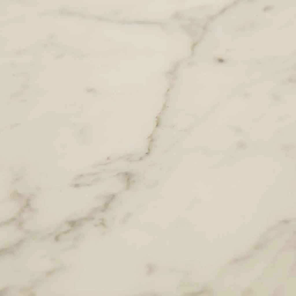 Artie Oval Marble Console Natural/White Marble