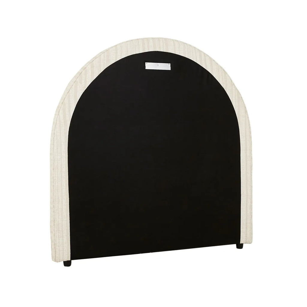 Madrid Arch Bedhead Queen Natural Stripe