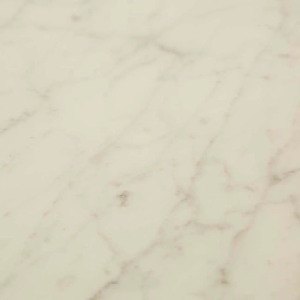 Artie Oval Marble Console Natural/White Marble