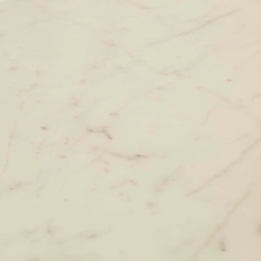 Artie Oval Marble Console Natural/White Marble