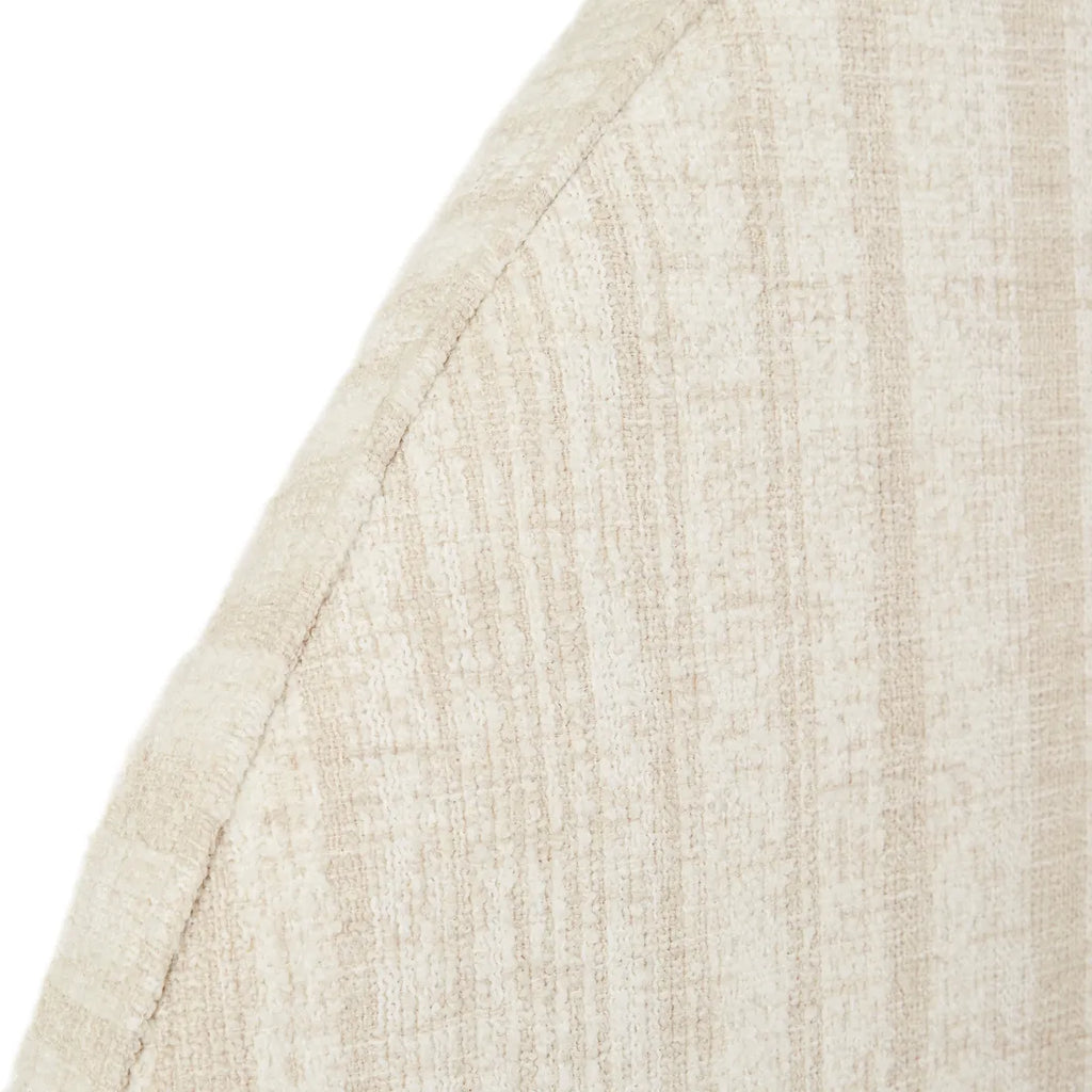Madrid Arch Bedhead Double Natural Stripe