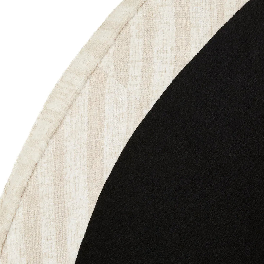 Madrid Arch Bedhead Double Natural Stripe