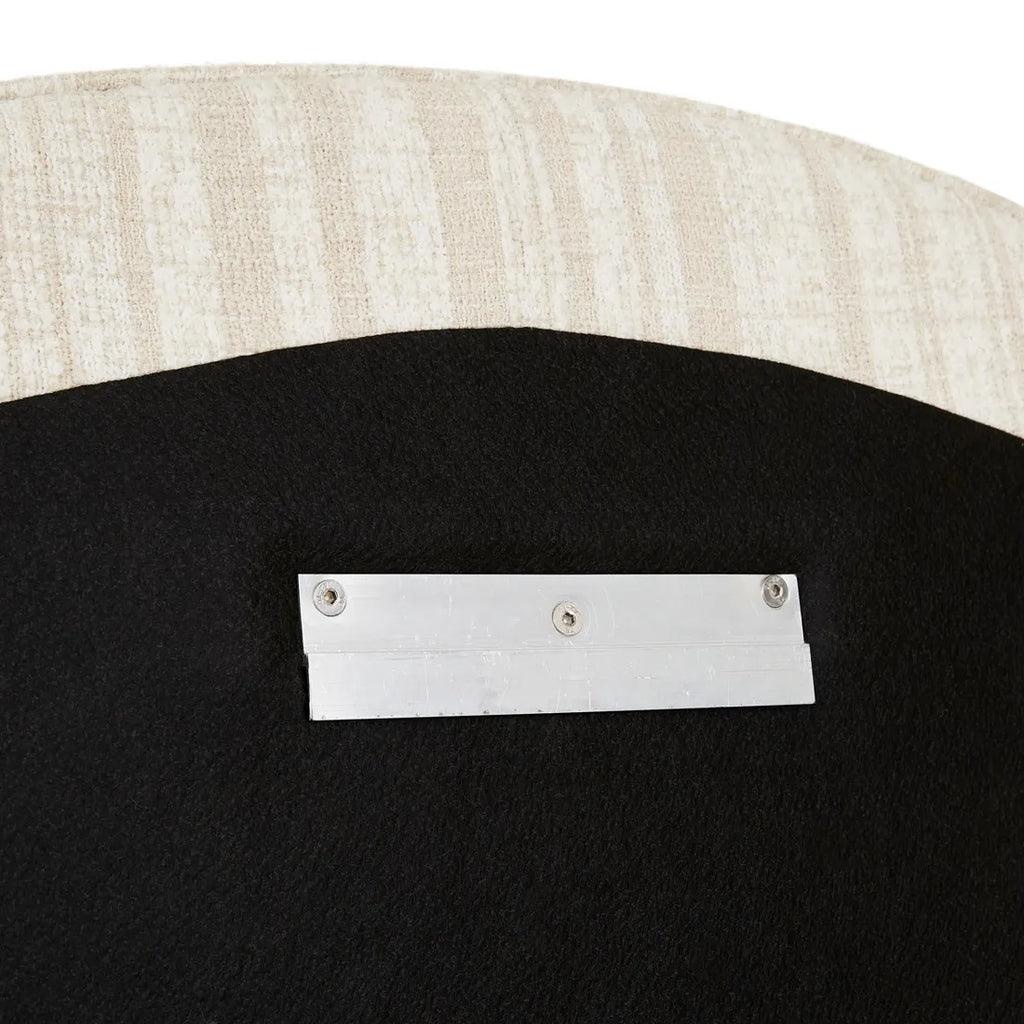Madrid Arch Bedhead Double Natural Stripe
