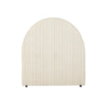 Madrid Arch Bedhead Double Natural Stripe