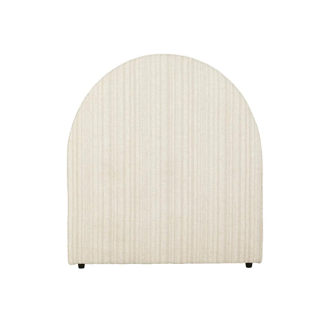 Madrid Arch Bedhead Double Natural Stripe